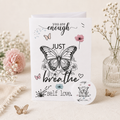 Just Breathe Note Card - Single