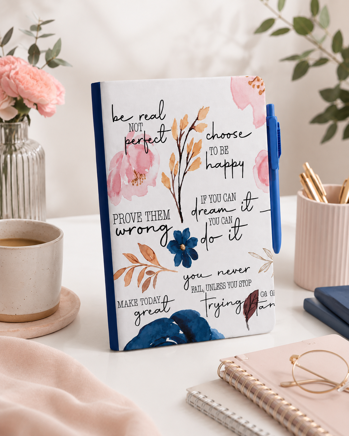 Choose Happy Inspirational Notebook