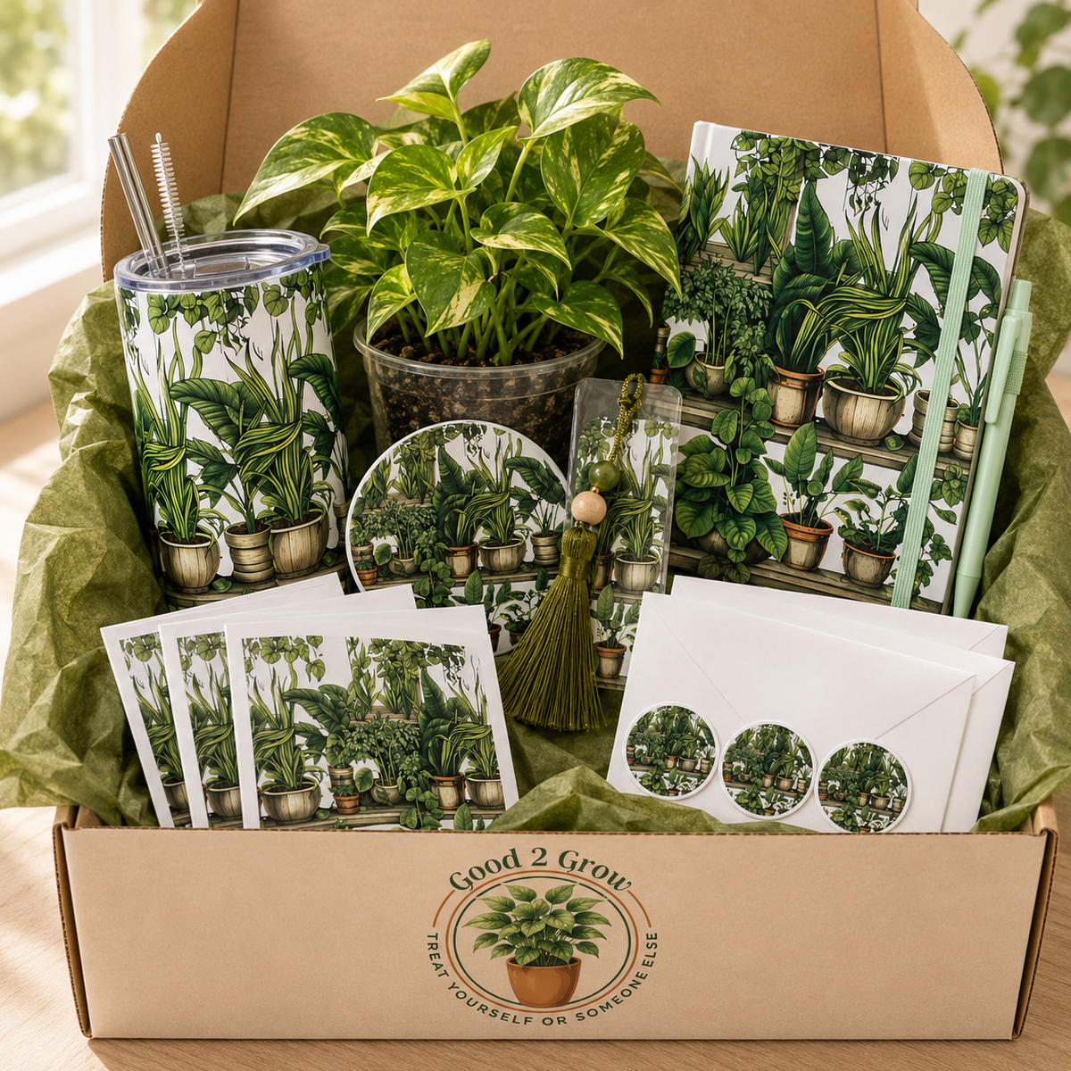 Jungle Plant Lover Bundle Box / Tumbler