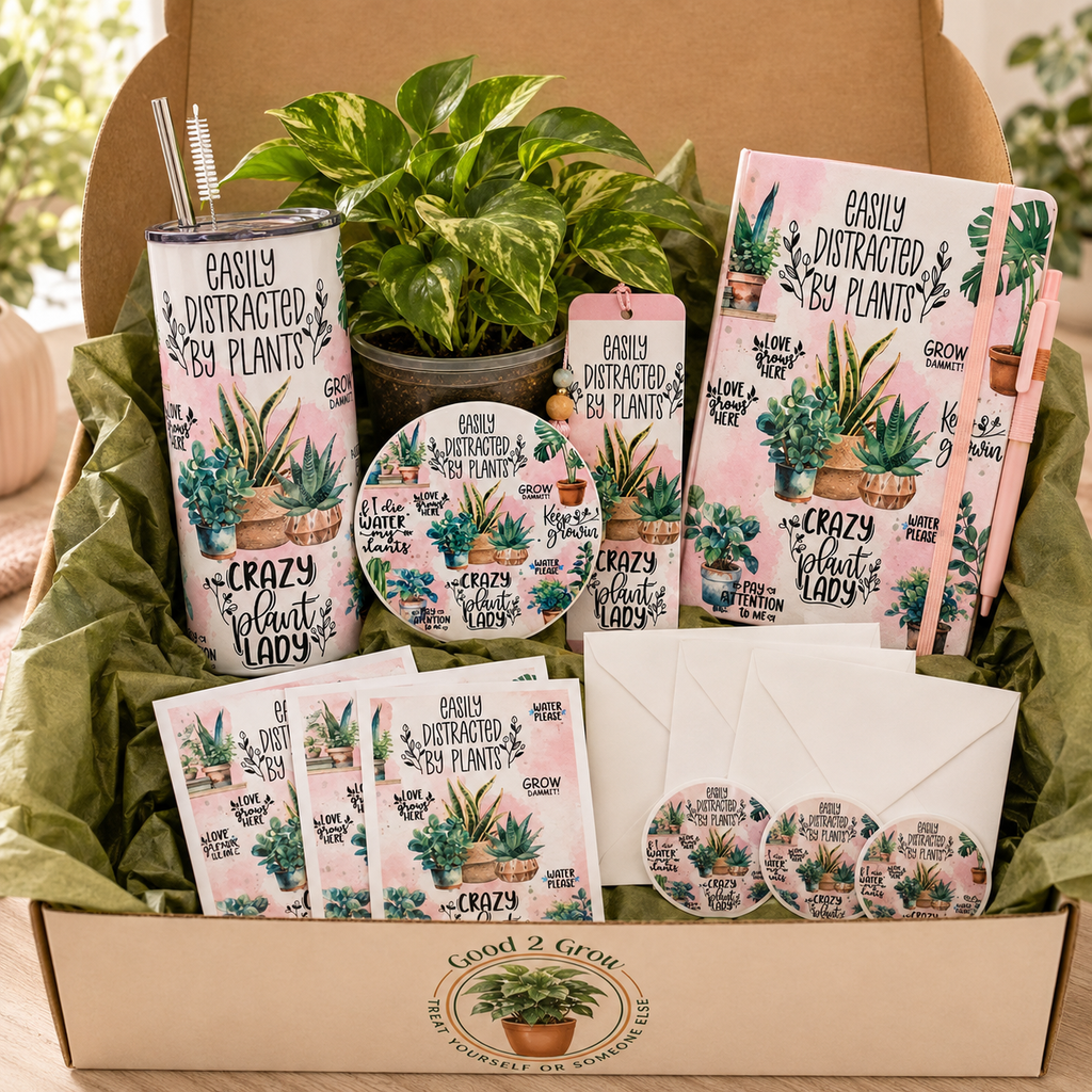 Crazy Plant Lady Tumbler Bundle Box / Tumbler