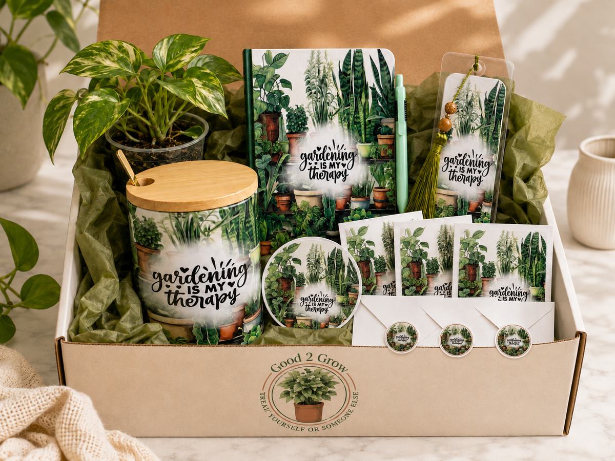 Gardening Is My Therapy Mug Plant Lover Bundle Box
