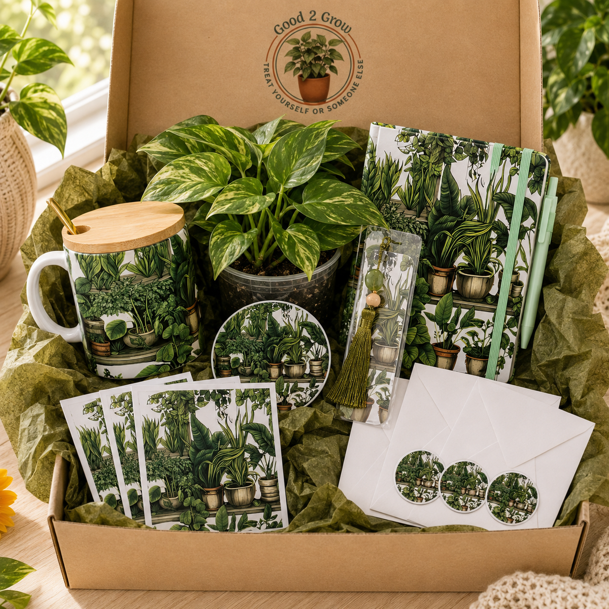 Jungle Mug Plant Lover Bundle Box