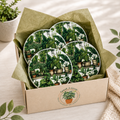 Jungle 4-Piece Ceramic Coaster Set