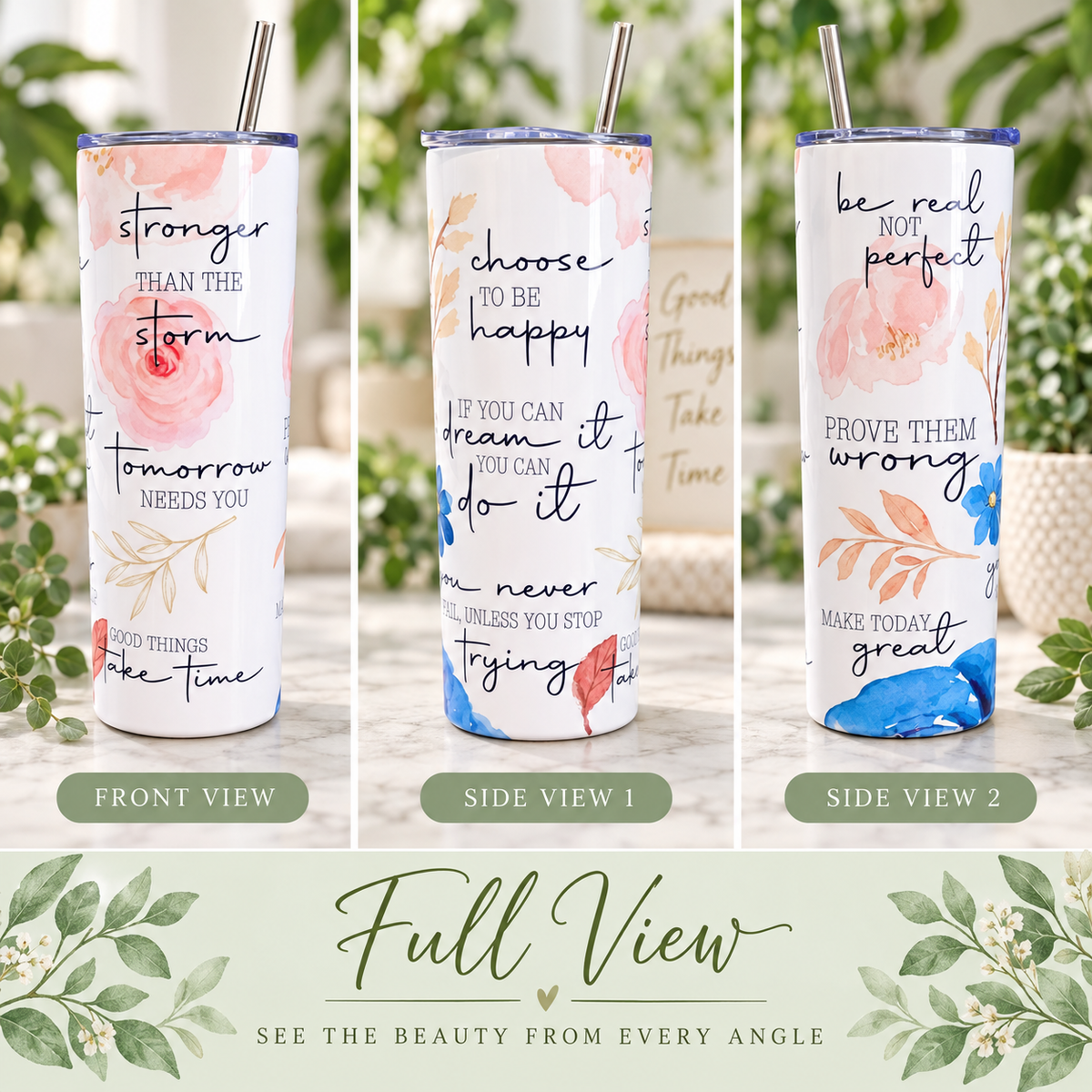 Choose Happy Tumbler