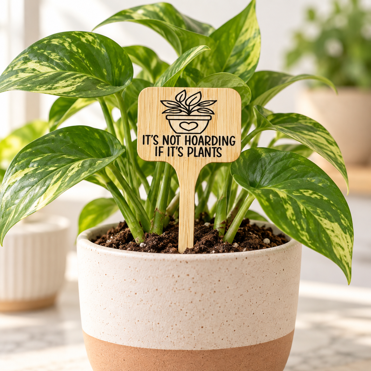 🪴 Good 2 Grow Bamboo Plant Marker Set – 5 Pack