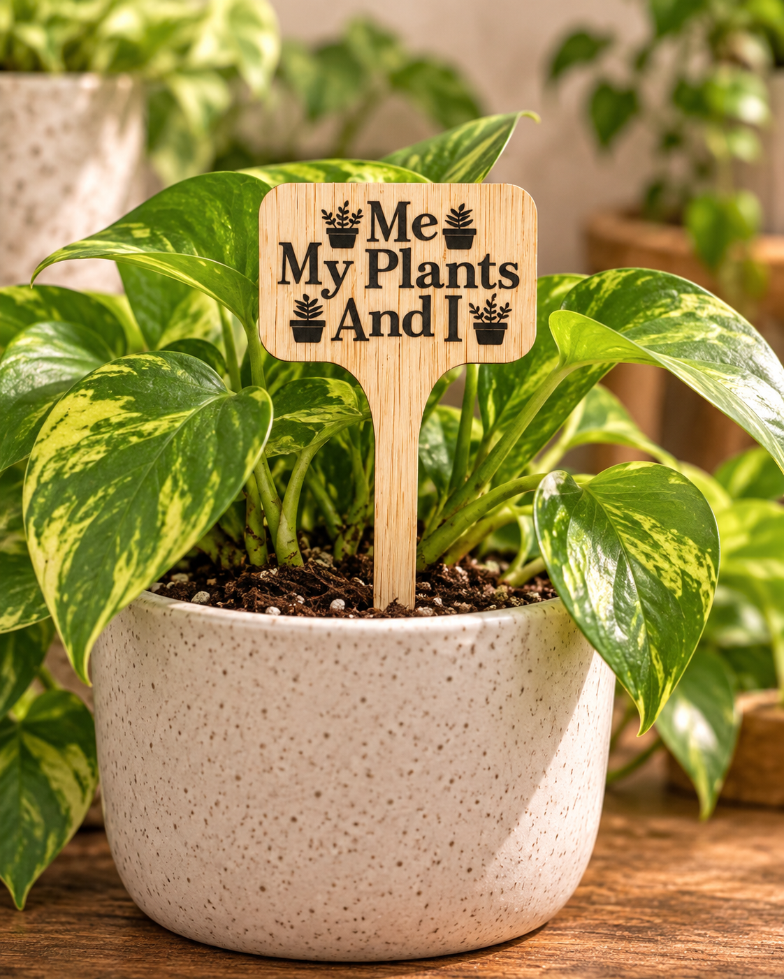 🪴 Good 2 Grow Bamboo Plant Marker Set – 5 Pack