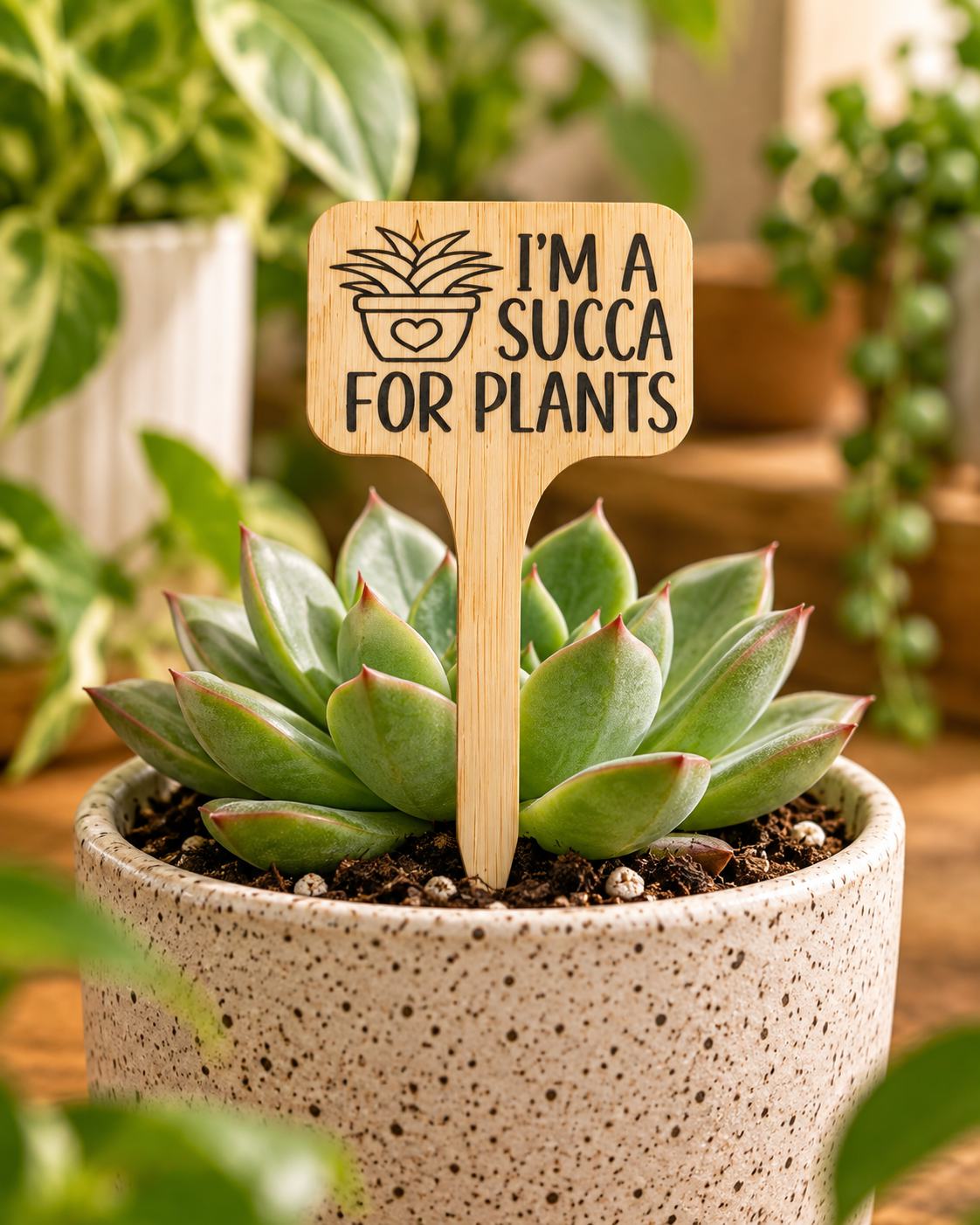 🪴 Good 2 Grow Bamboo Plant Marker Set – 5 Pack