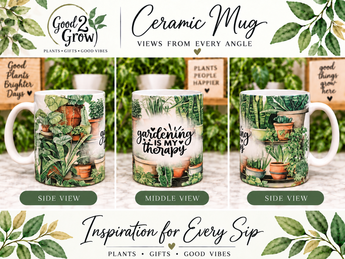 Gardening Is My Therapy Mug