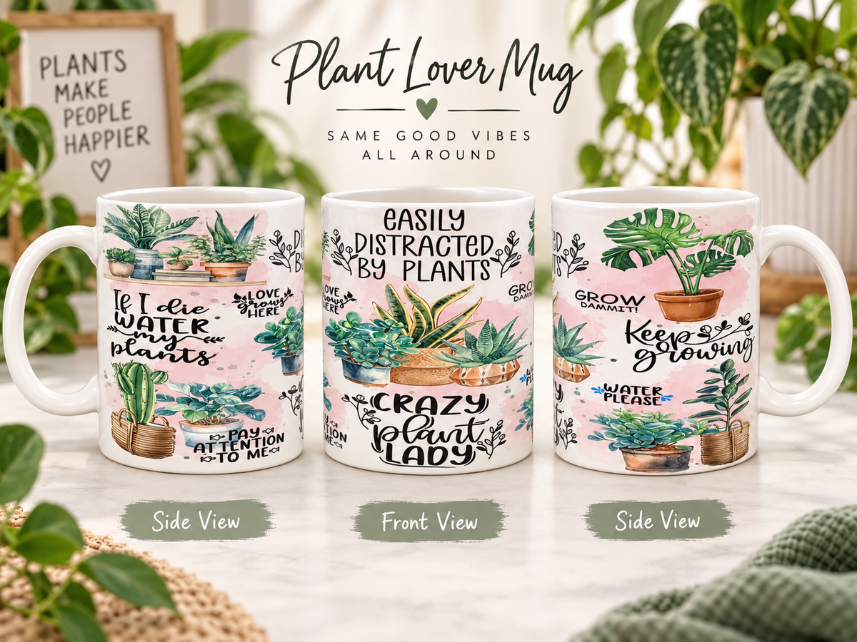 Crazy Plant Lady Mug