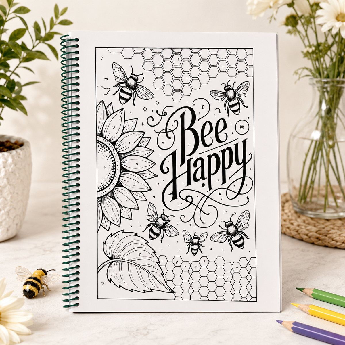 🖍️ ✏️Plant Lovers - "A Cozy Houseplant Coloring Book"