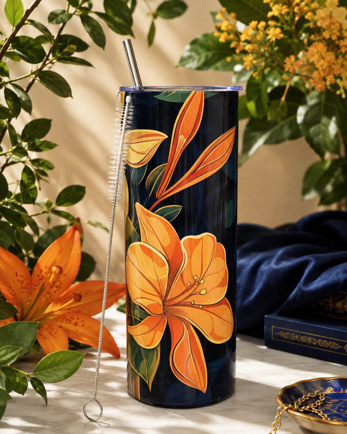 Dark Blooms Mug Plant Lover Bundle Box