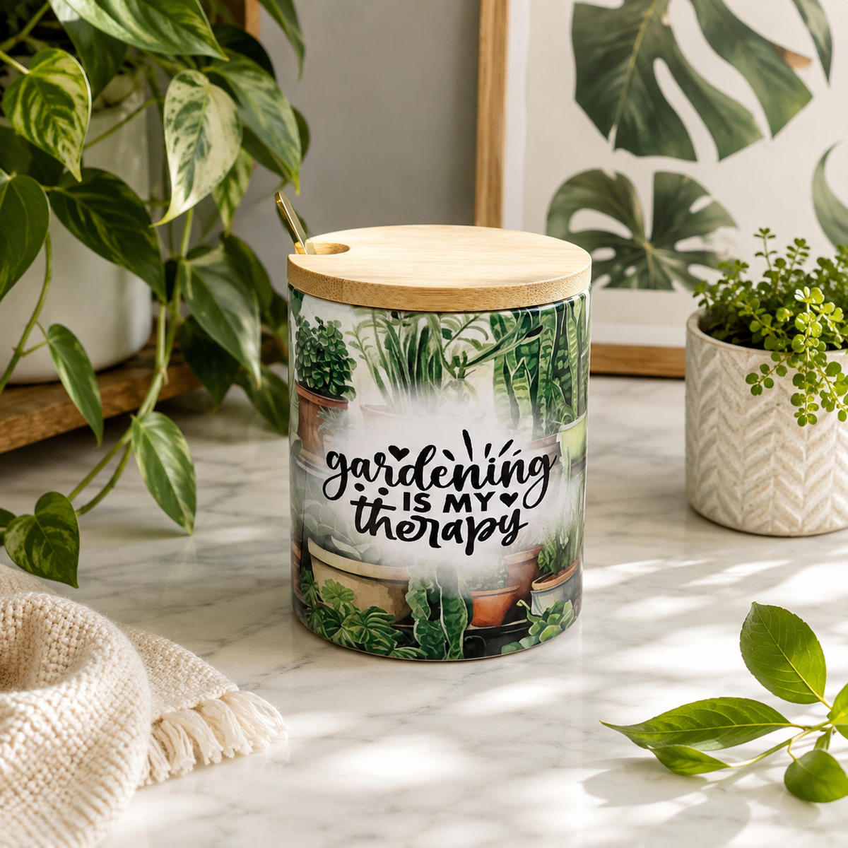 Gardening Is My Therapy Mug Plant Lover Bundle Box