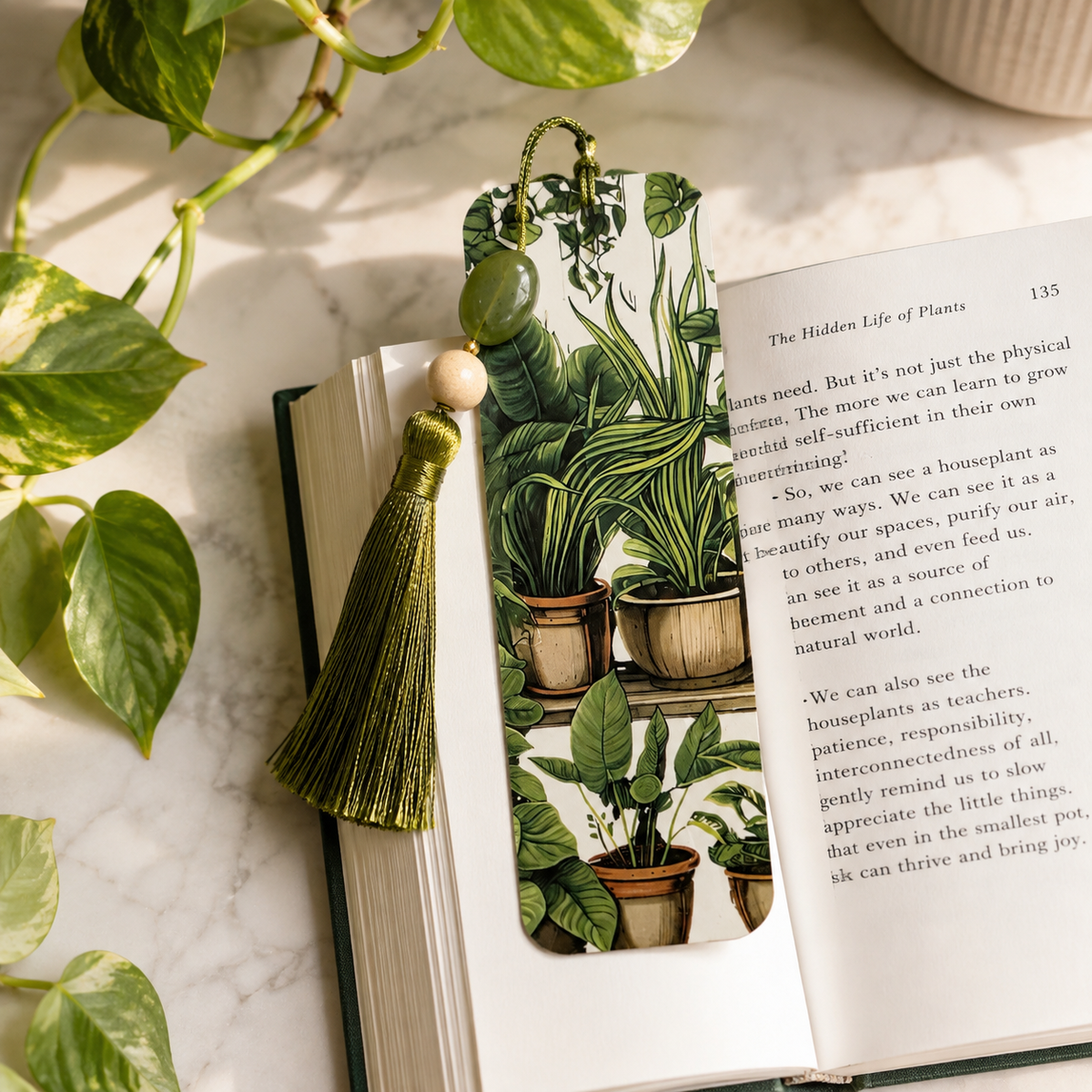 Jungle – Botanical Houseplant Bookmark