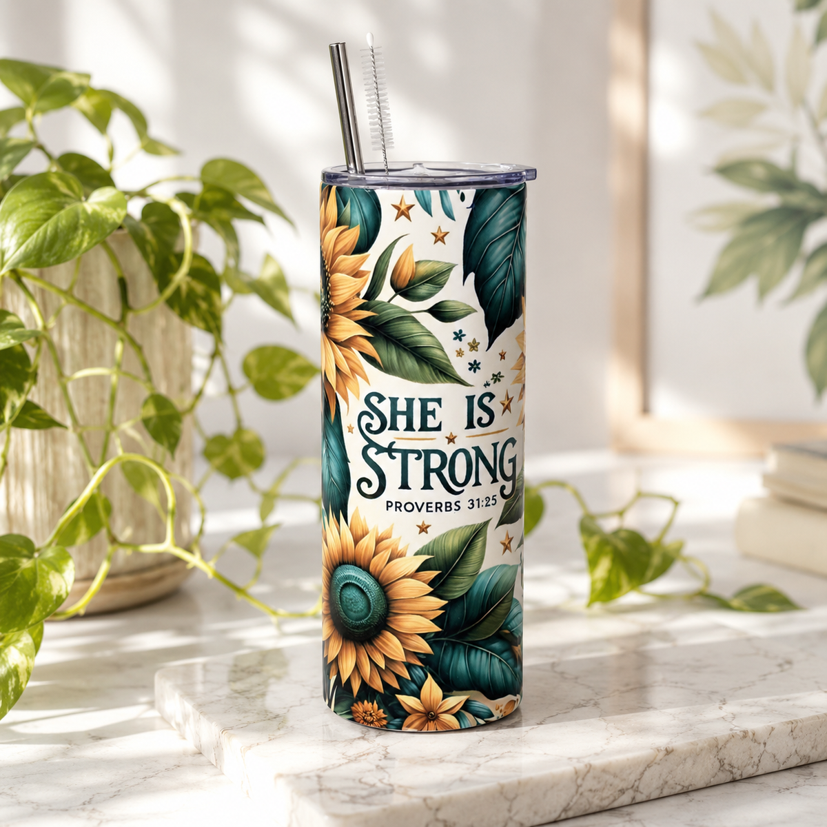 She Is Strong Plant Lover Bundle Box / Tumbler